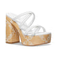 Corrine Slip On Strappy Espadrille Platform Sandals