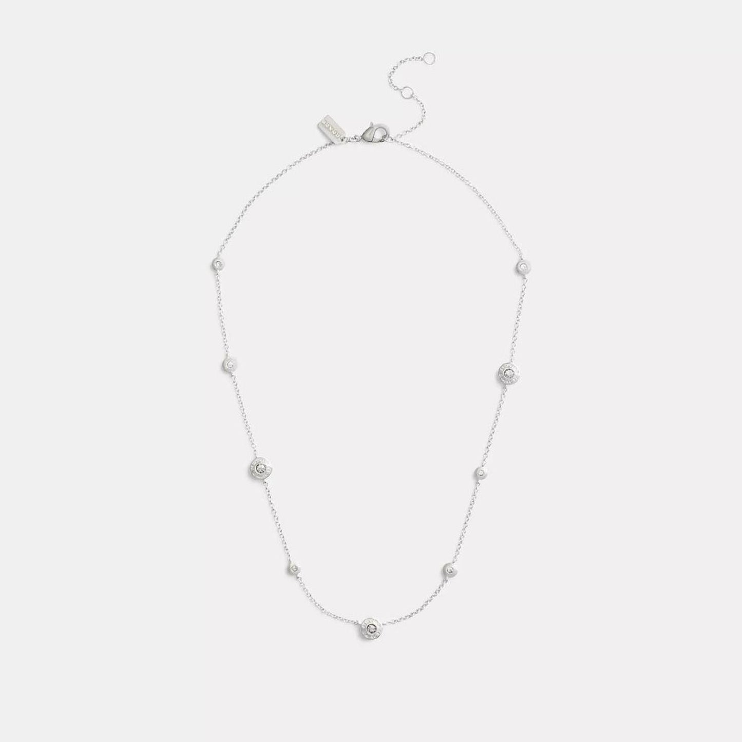 Coach Outlet Open Circle Station Necklace