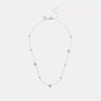 Coach Outlet Open Circle Station Necklace