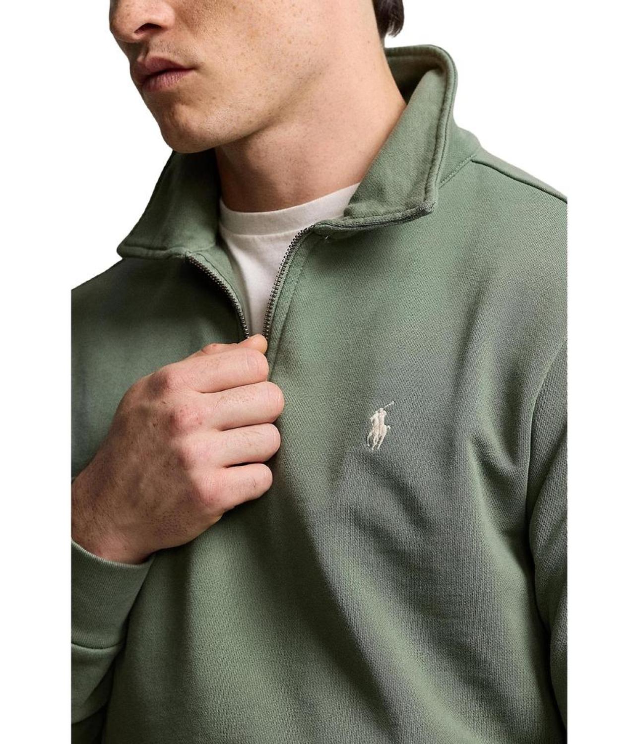 Loopback Fleece Quarter-Zip Sweatshirt