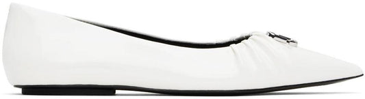 White 'The Ali' Ballerina Flats