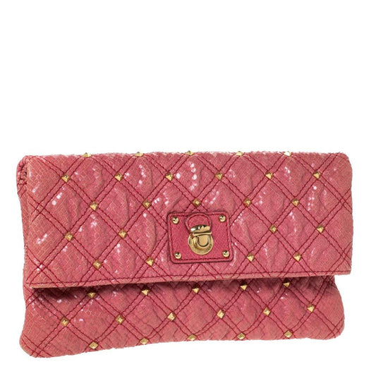 Marc Jacobs Studded Leather Eugenie Clutch