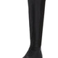 Womens Faux Leather Round toe Knee-High Boots