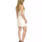 Women's Bustier Sleeveless Belted Mini Dress