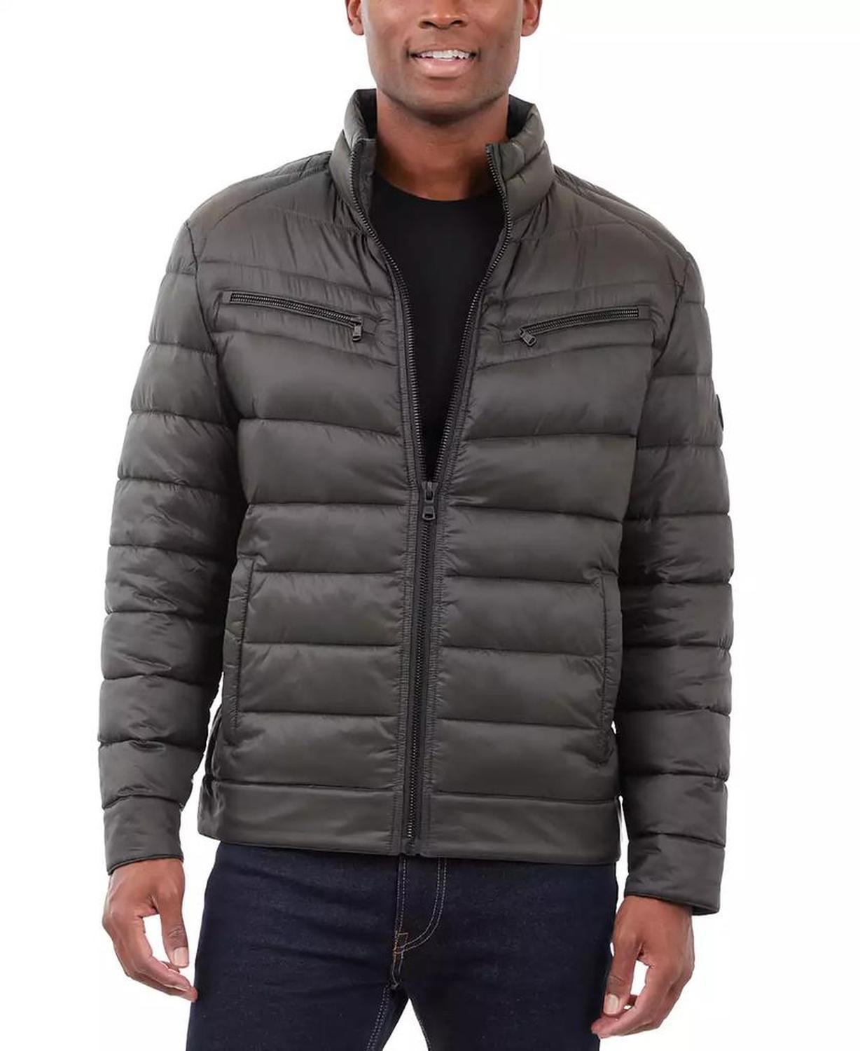 Men's Quilted Full-Zip Puffer Jacket