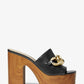 Scarlett Leather Platform Mule