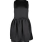 Max Mara Shock Jersey Mini Dress in Black Polyester