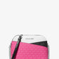 Jet Set Travel Color-Block Signature Logo Crossbody Bag