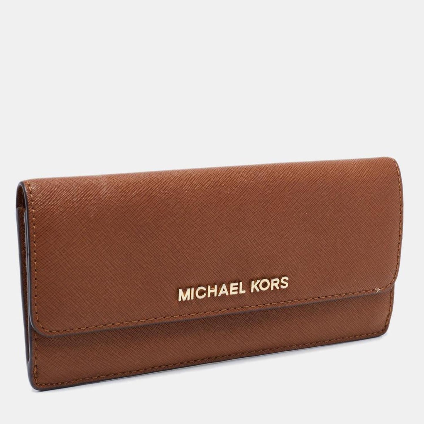 Michael Kors Brown Leather Continental  Wallet..