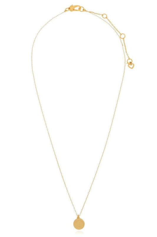 Kate Spade E Mini Pendant Necklace