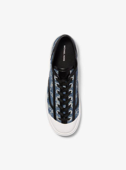 Jude Empire Diamond Jacquard Denim Sneaker