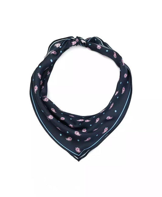 Paisley Foulard Silk Diamond Scarf