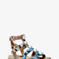 Wren Ombré Snake Embossed Leather Gladiator Sandal