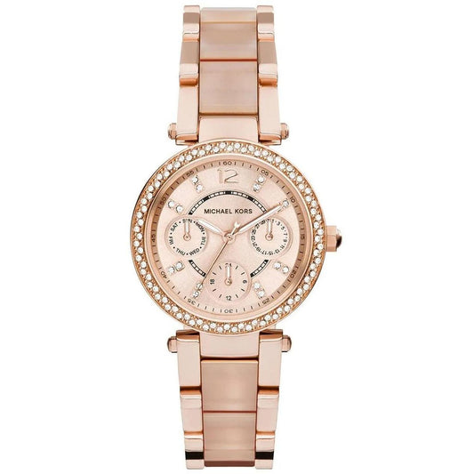 Michael Kors Mini Parker MK6110 Women's Rose Gold Quartz 33mm Watch