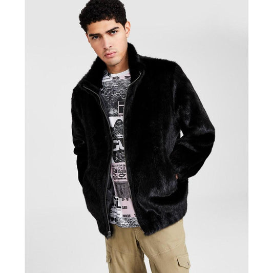 Men's Draco Faux Fur Zip-Front Jacket