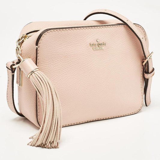 Pink Leather Kingston Drive Arla Crossbody Bag