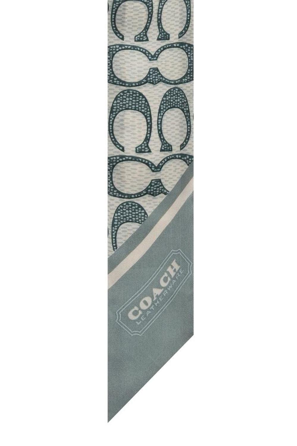 Coach Vintage Signature C Printed Satin Scarf