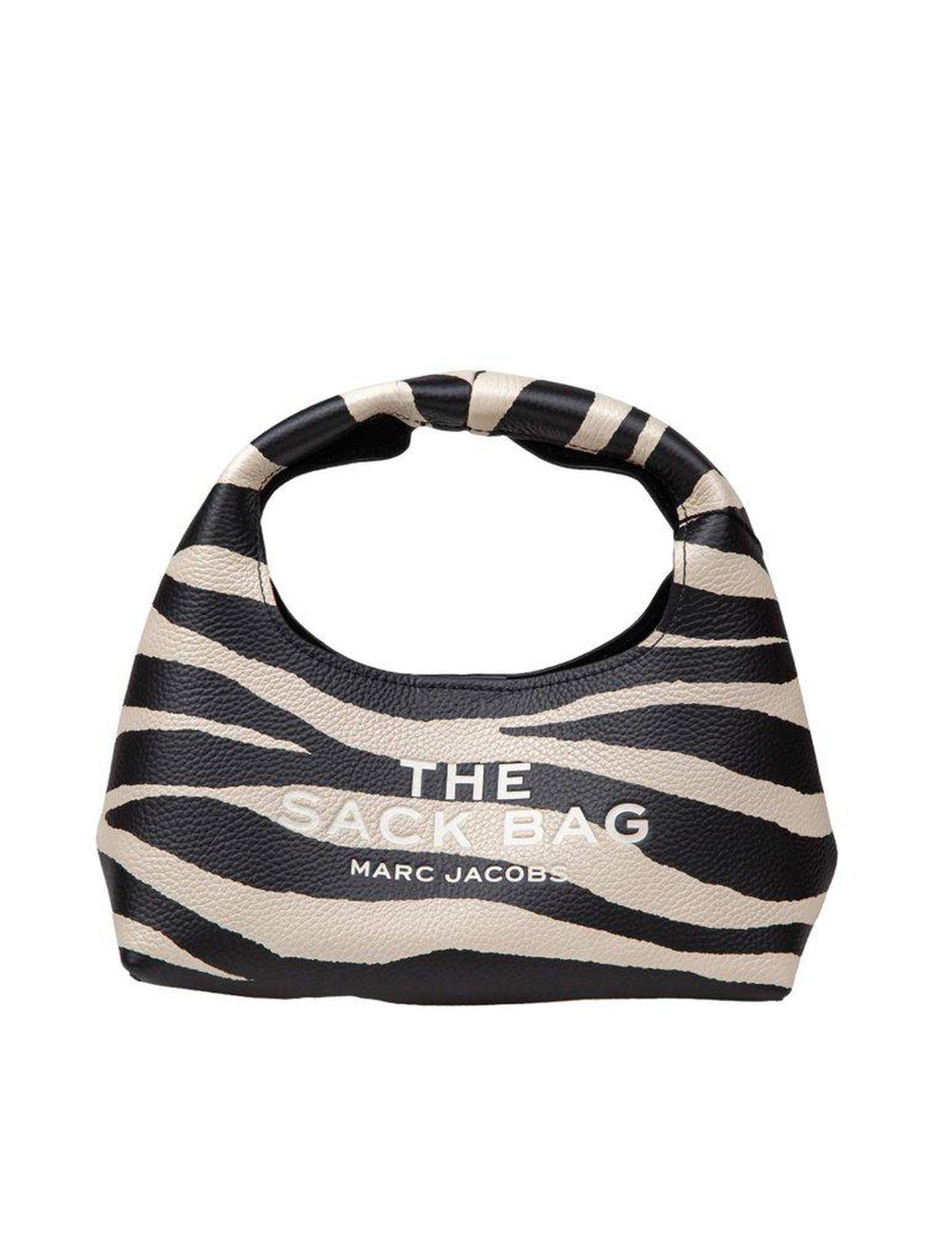 Marc Jacobs The Zebra Leather Mini Sack Bag