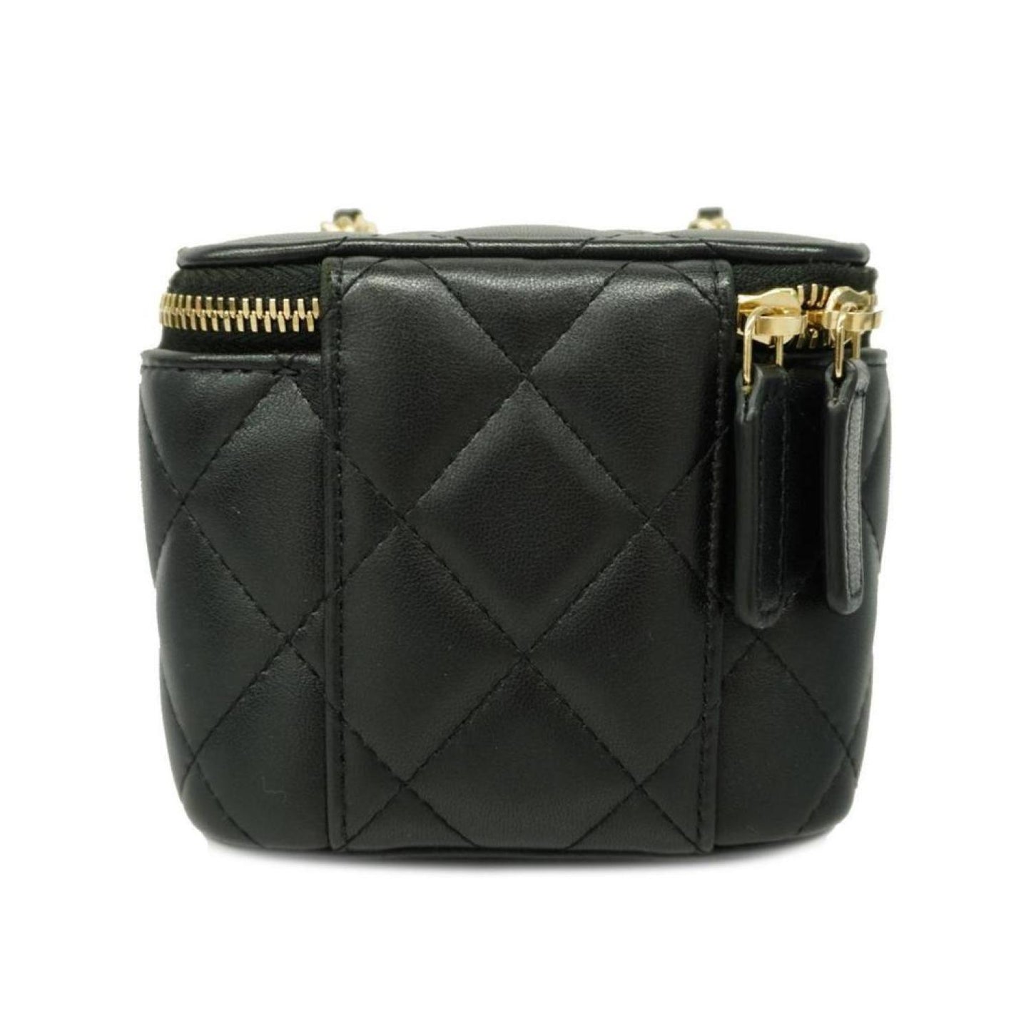 Chanel Vanity  Leather Shoulder Bag (Pre-Owned)