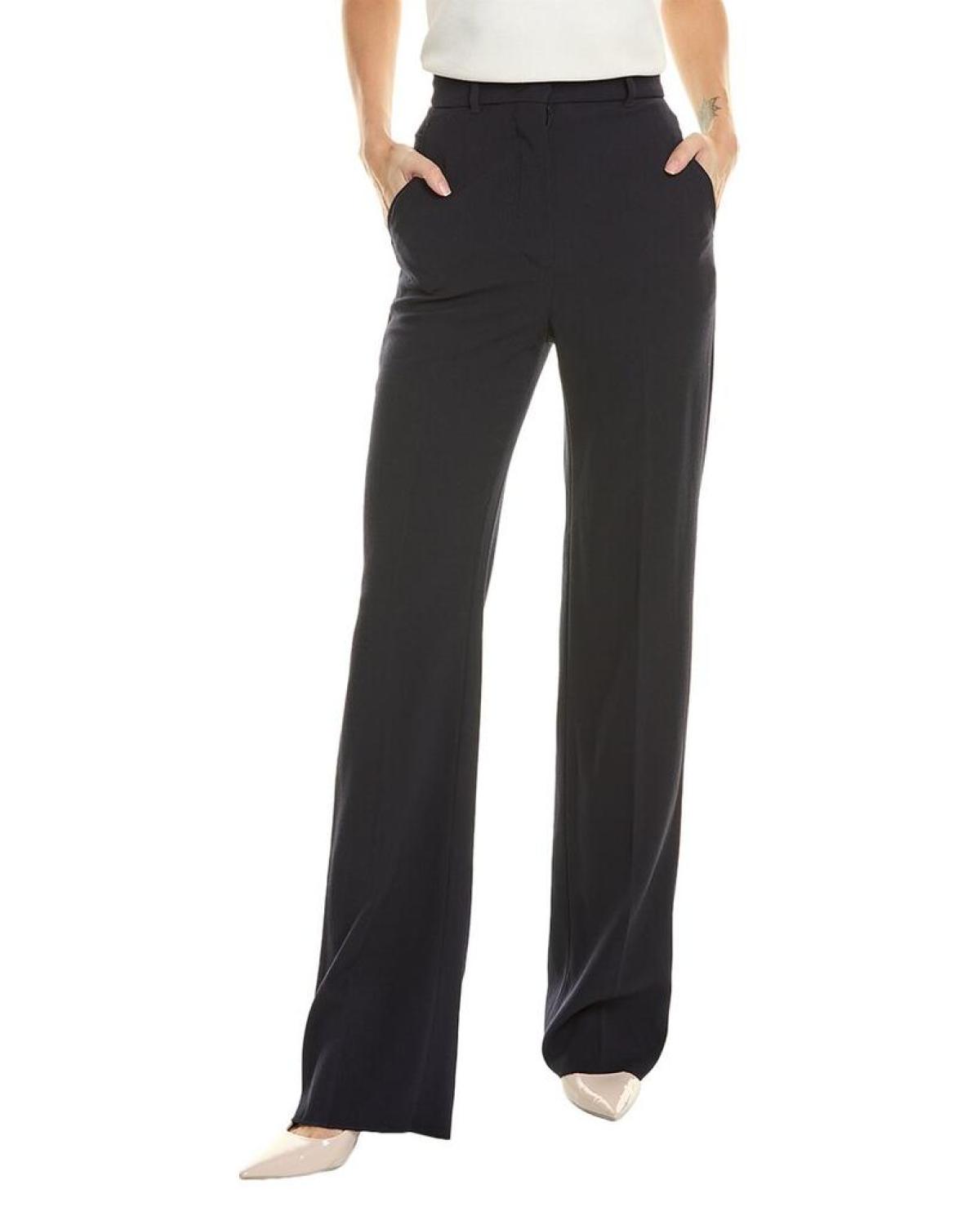 Max Mara Studio Agami Long Wool Trouser