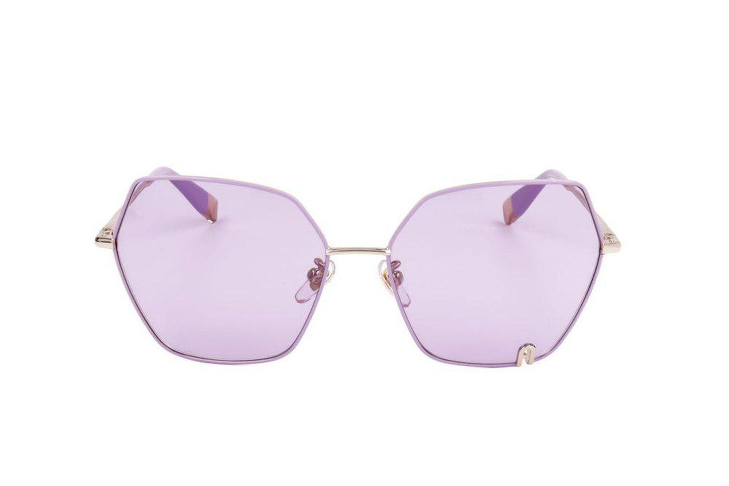 Furla Geometric Frame Sunglasses