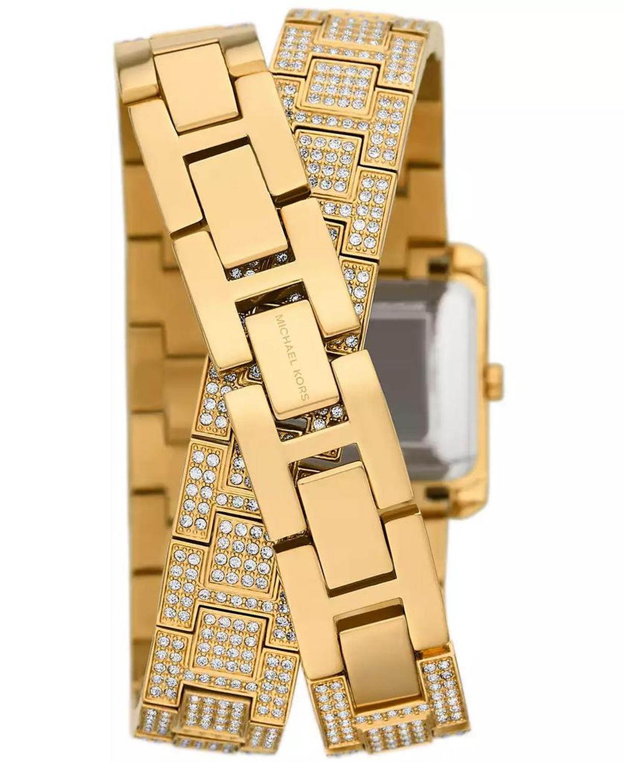 Women's Emery Three-Hand Gold-Tone Stainless Steel Watch 22mm