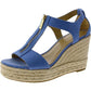 Womens Zipper Wedge Wedge Heels