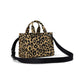 Cargo Tote 26 with Leopard Print