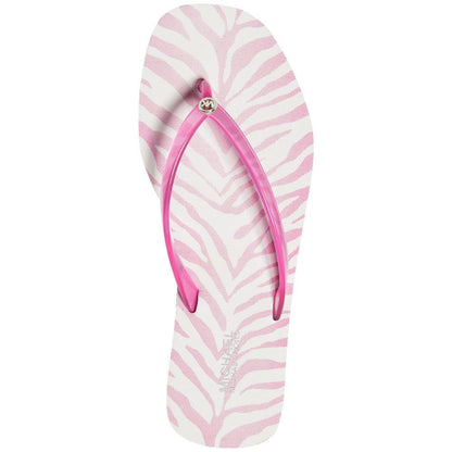 Women's Jinx Zebra Print Flip Flops