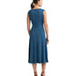 Twist-Front Jersey Dress