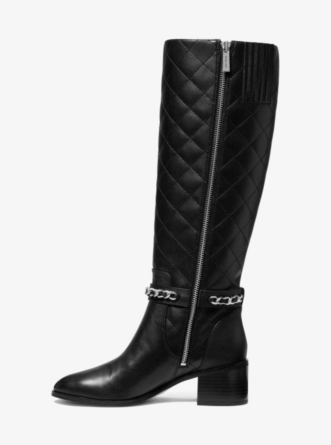 Elsa Quilted Leather Boot