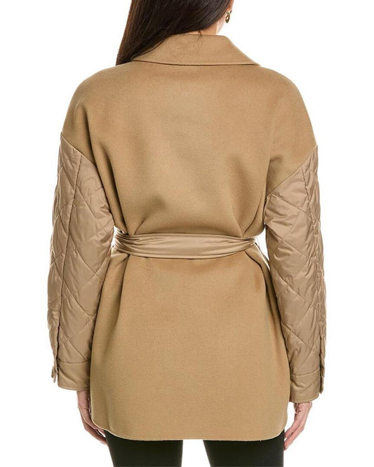 Weekend Max Mara Paprica Wool-Trim Jacket