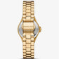 Mini Lennox Pavé Gold-Tone Watch