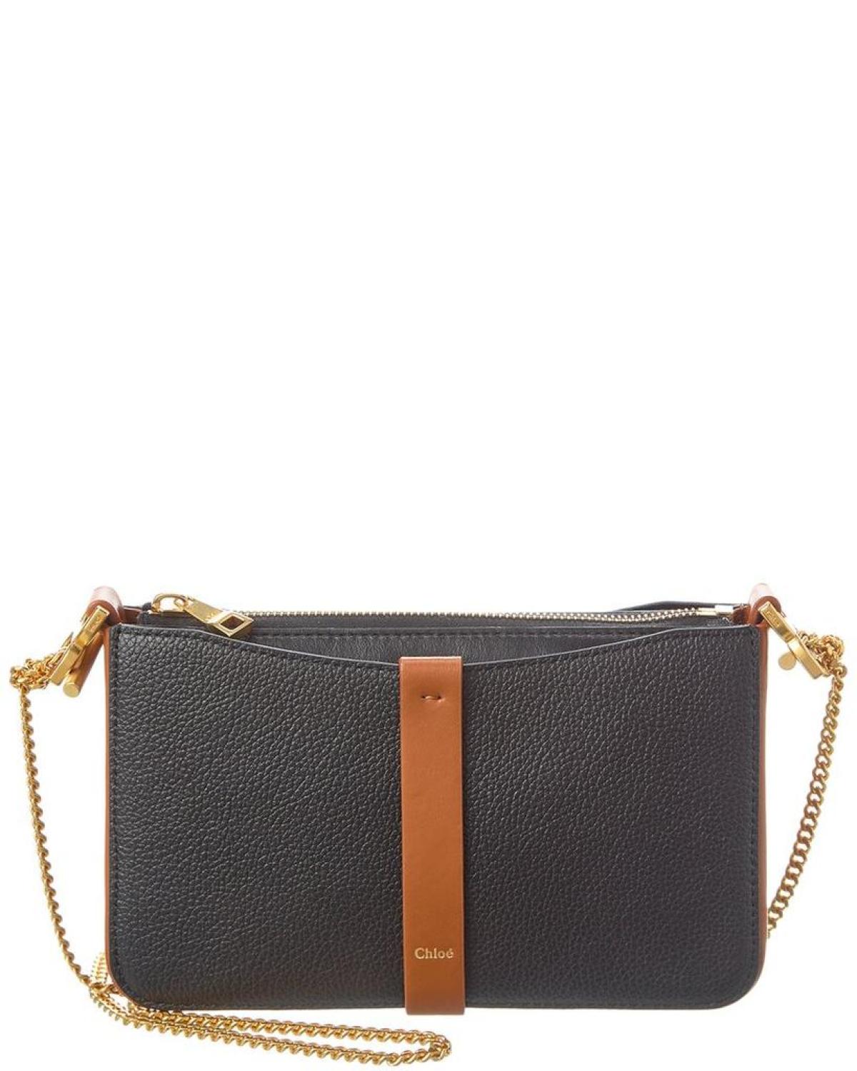 Chloé Marcie Leather Pouch On Chain