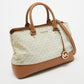 Michael Kors  Signature Coated Canvas And Leather Savannah Satchel