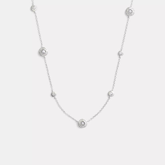 Coach Outlet Open Circle Station Necklace