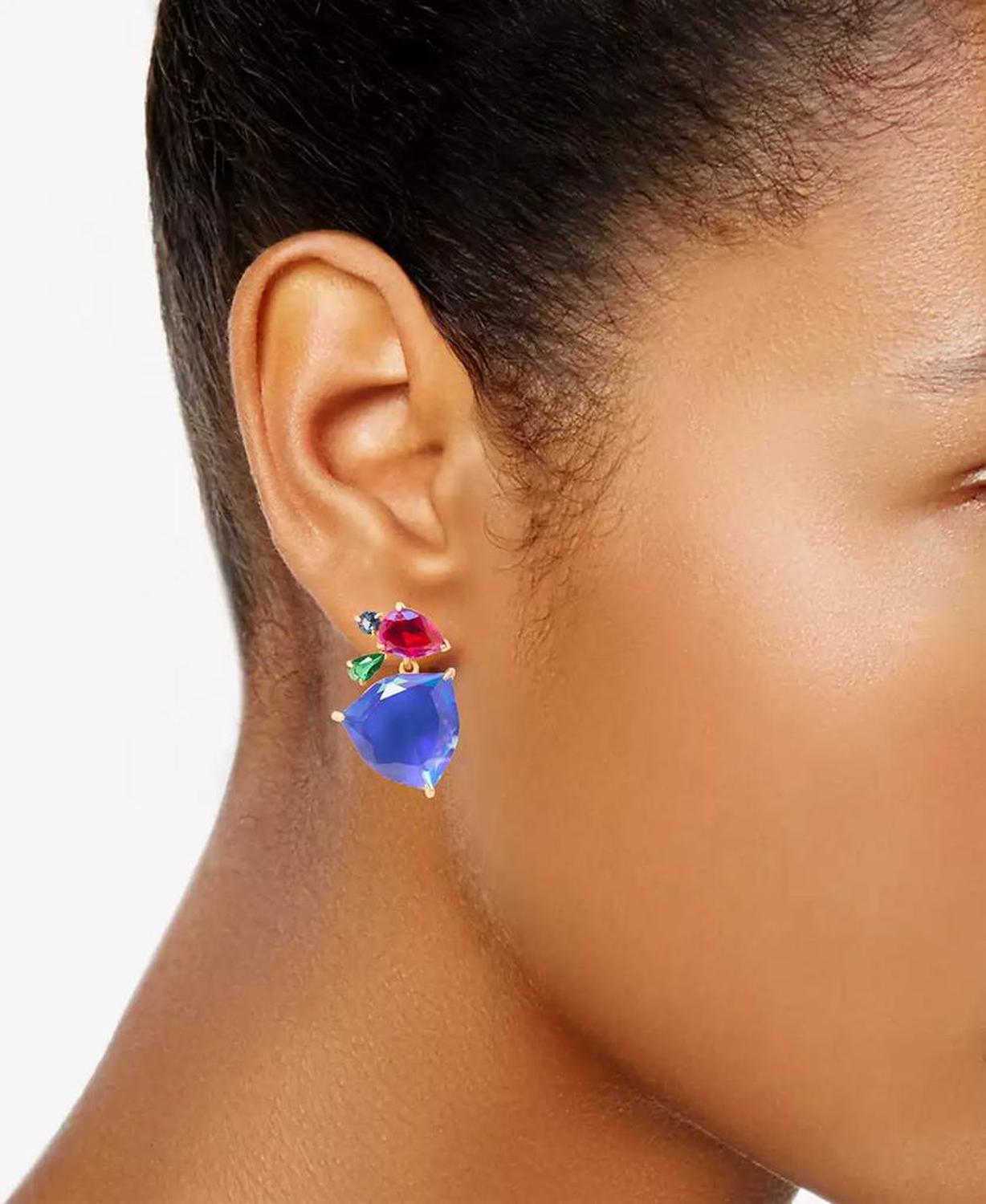 Shine Me Up Drop Multi color Earrings