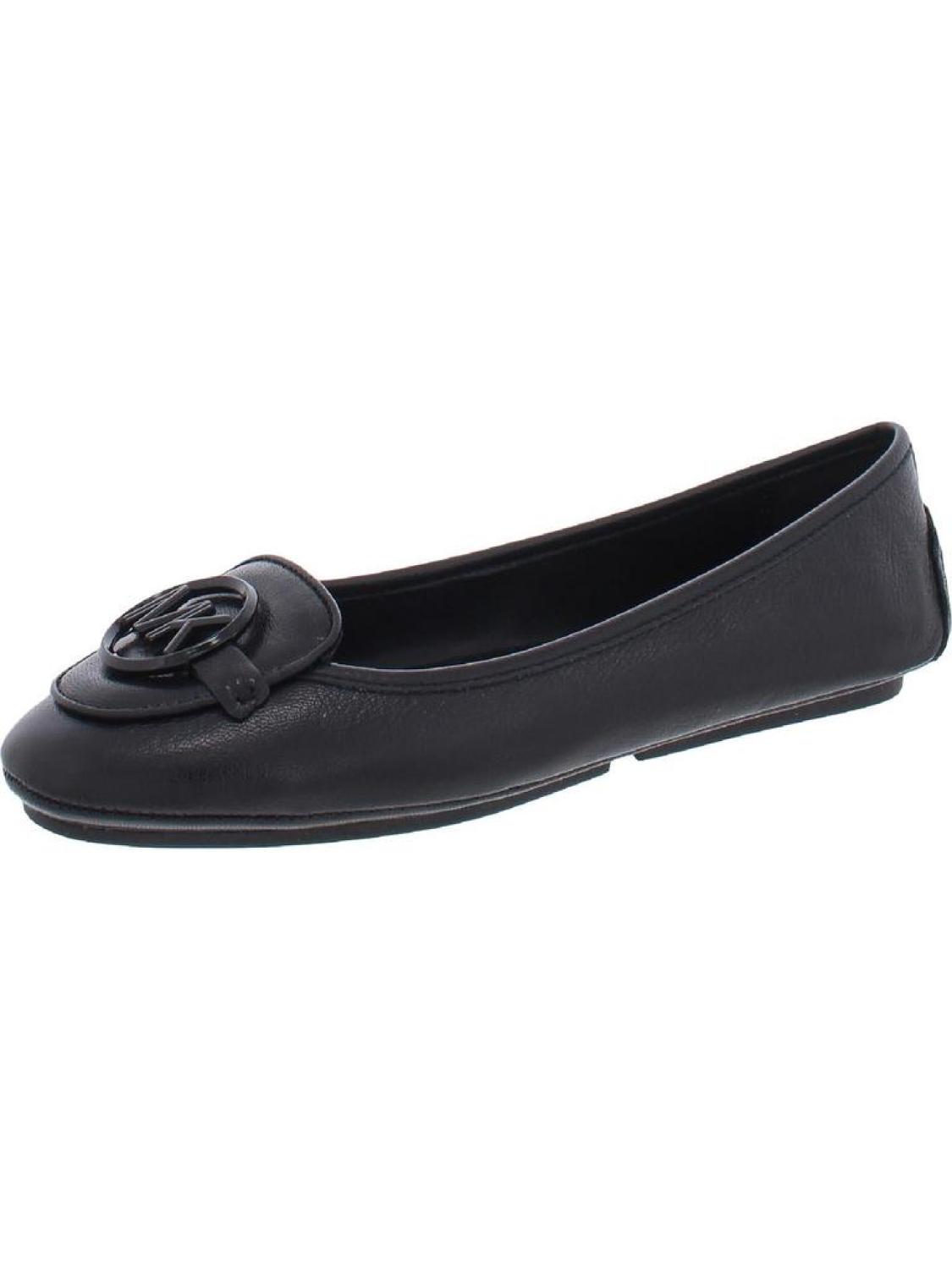 Lillie Womens Logo Slip On Ballet Flats