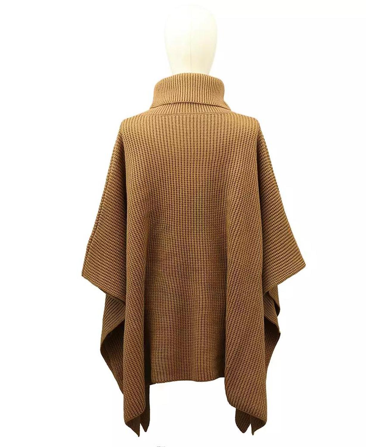 Women's Thermal Turtleneck Poncho