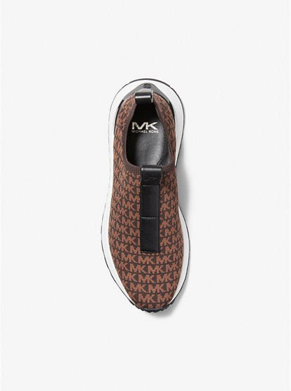 Miles Logo Jacquard Slip-On Sneaker