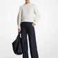 Ribbed Cotton and Cashmere Sweater