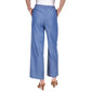 Womens High Rise Heathered Wide Leg Pants