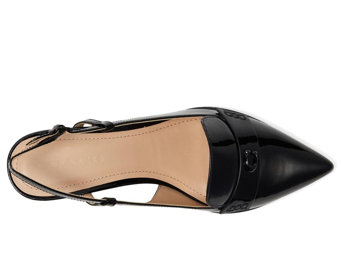 Nikola Patent Leather Hybrid Slingback