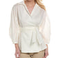 Weekend Max Mara Silver Silk-Blend Shirt