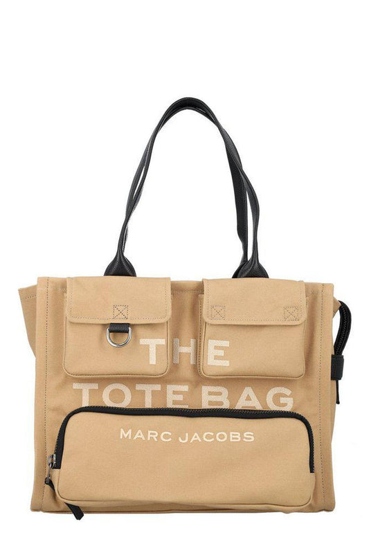 Marc Jacobs The Cargo Logo Printed Large Tote Bag