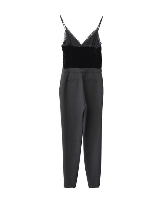 Michael Michael Kors Sleeveless Jumpsuit in Black Viscose