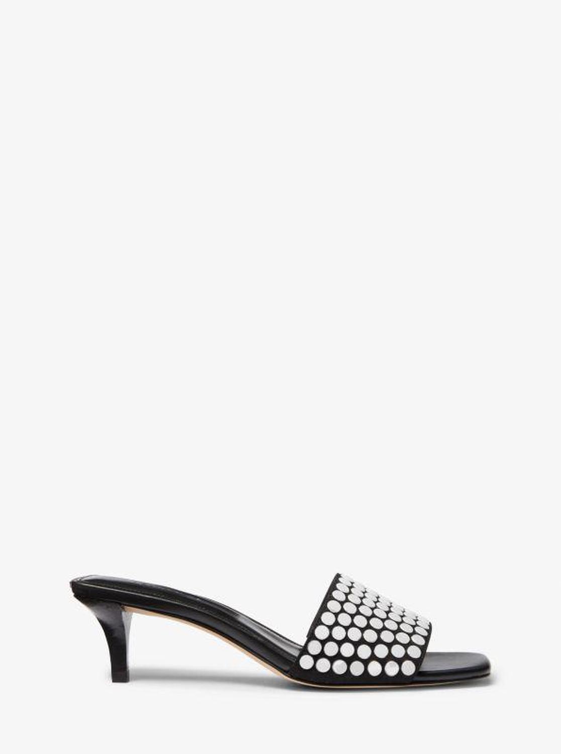 Merriam Studded Kitten Heel Sandal