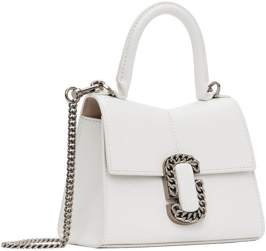 White 'The St. Marc Mini Top Handle' Bag