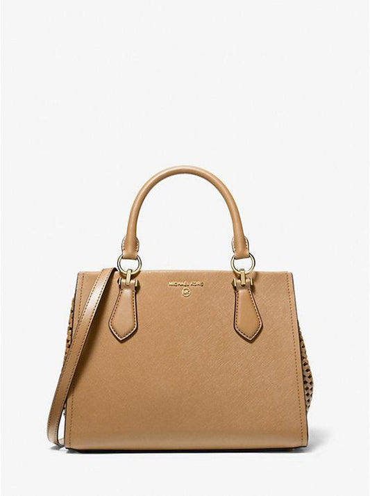 Marilyn Medium Saffiano Leather Satchel