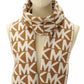 MICHAEL Major MK Repeating Logo Knit Scarf